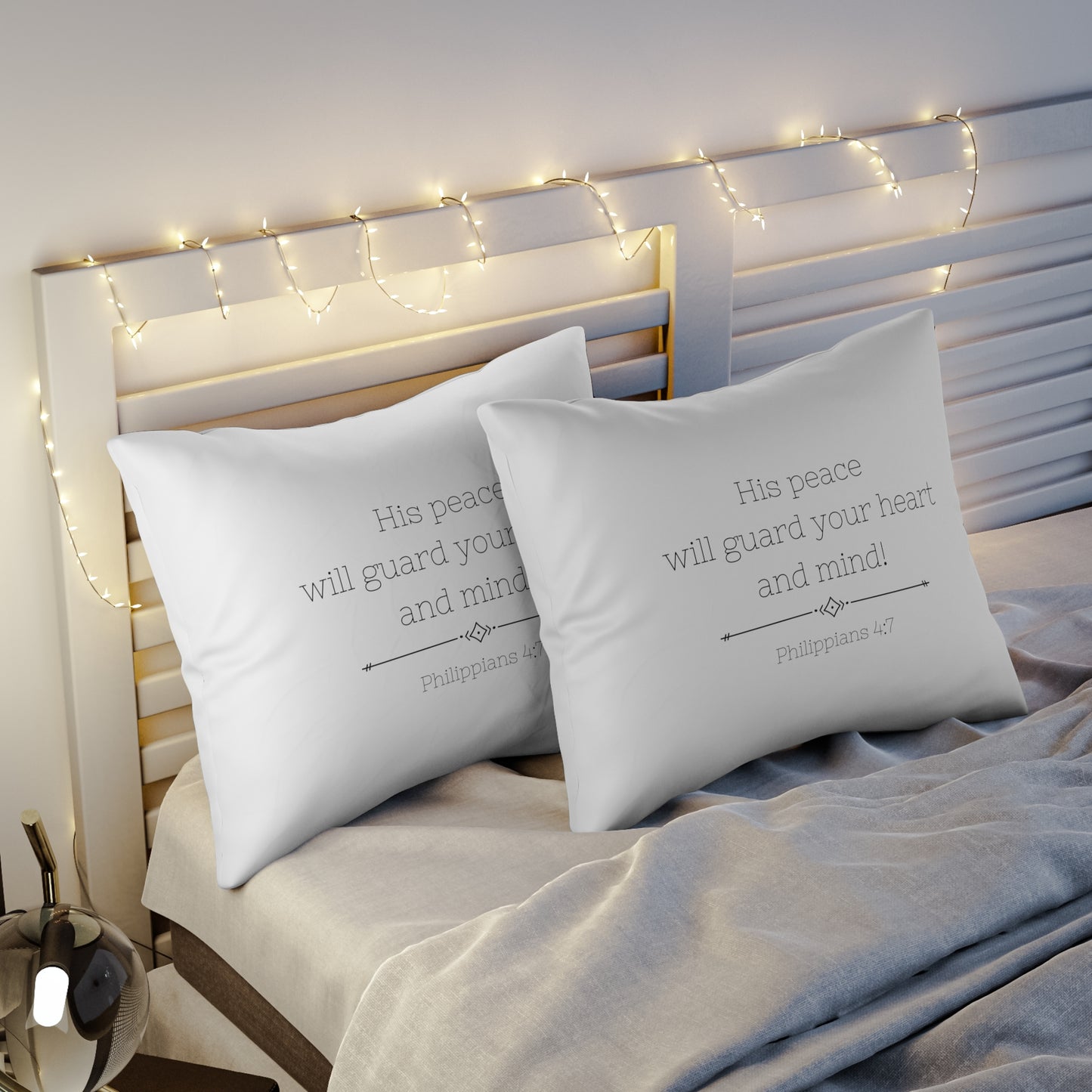 Philippians 4:7 Simple STANDARD Pillow Sham