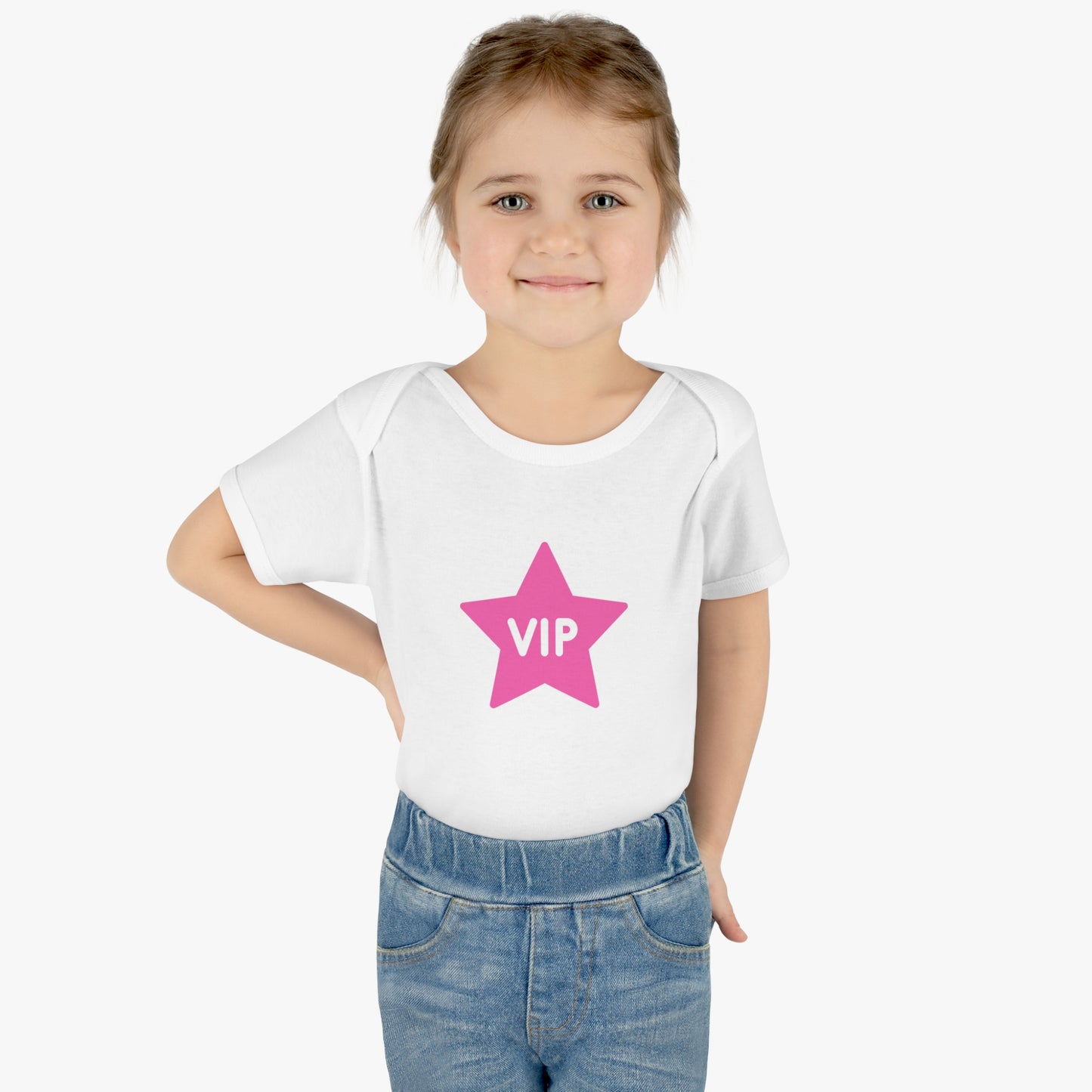 "VIP" Pink Nickname Onesie
