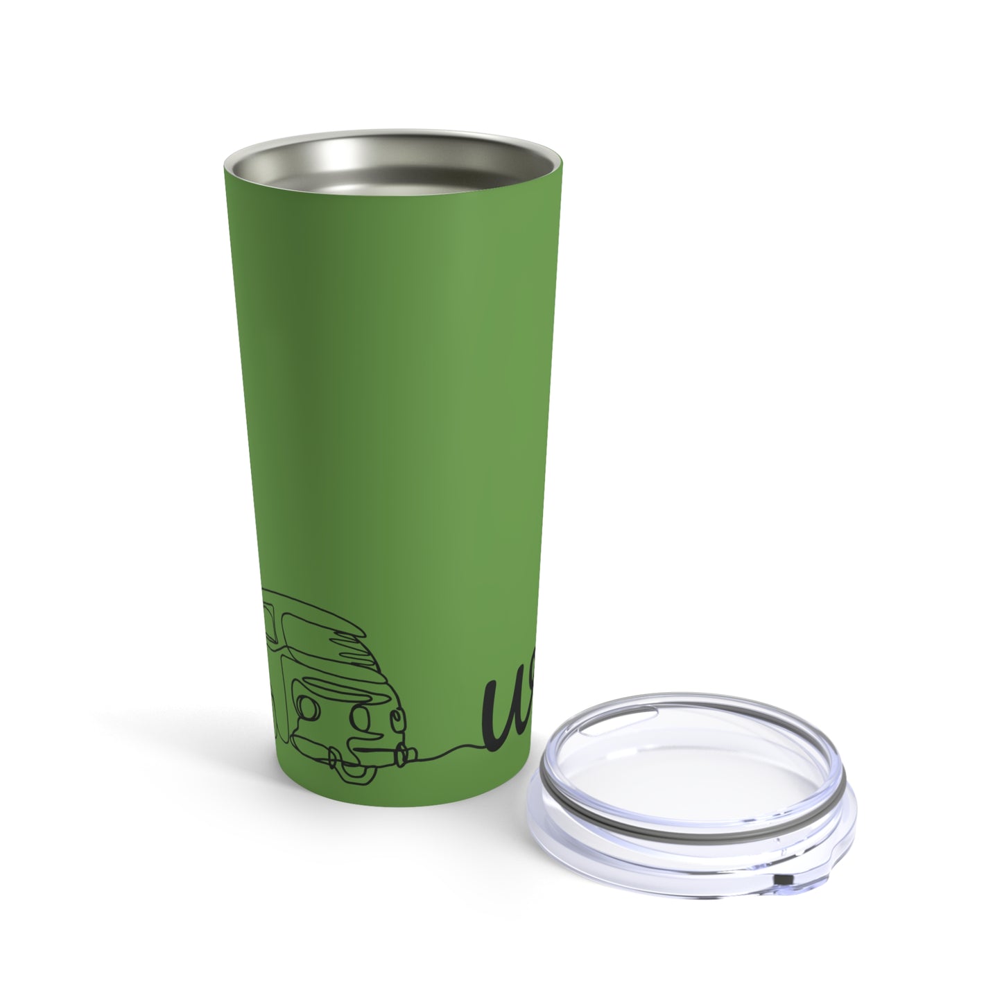 Vintage VW Bus - Wander Tumbler - Green