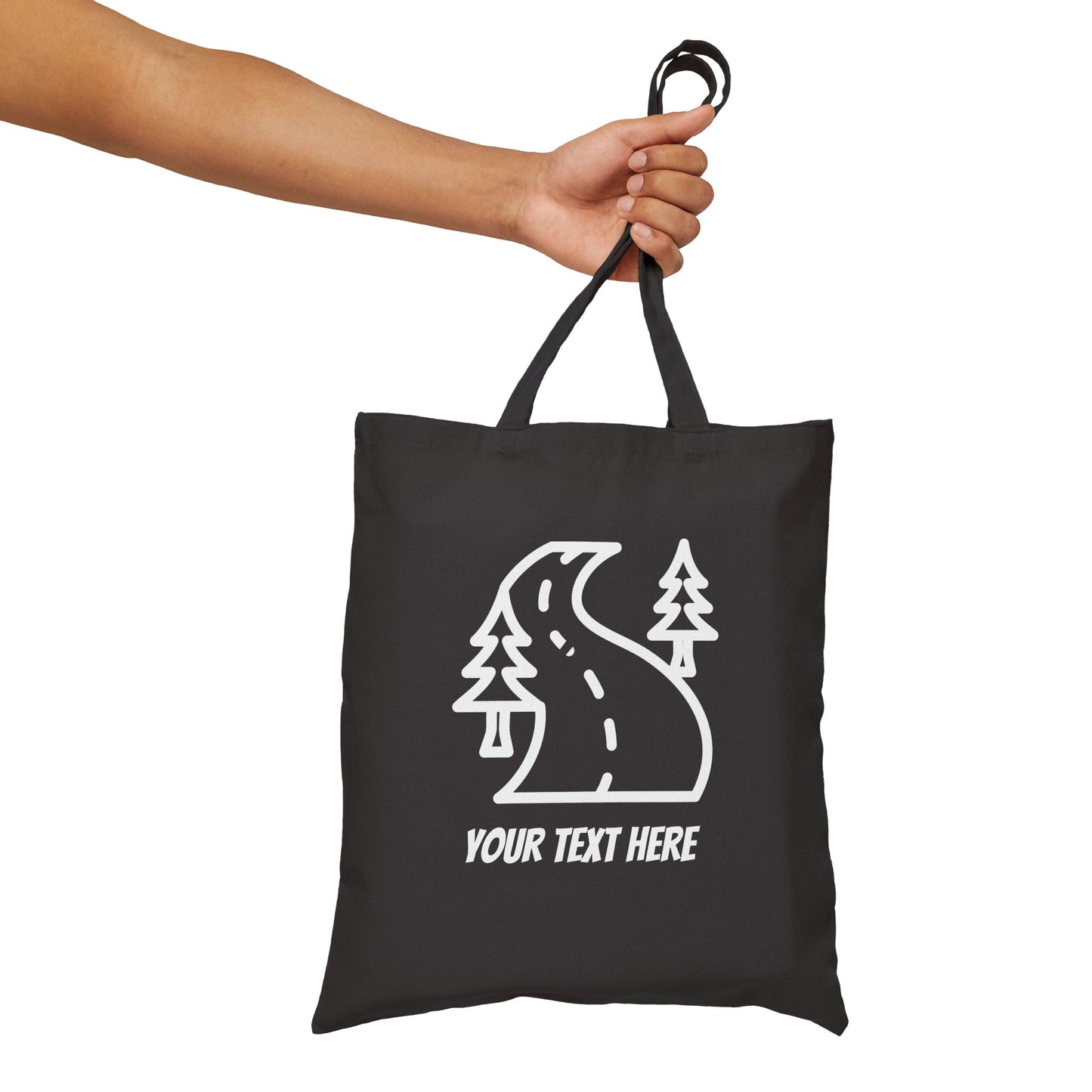 Customizable Canvas Bag - Highway thru Forest