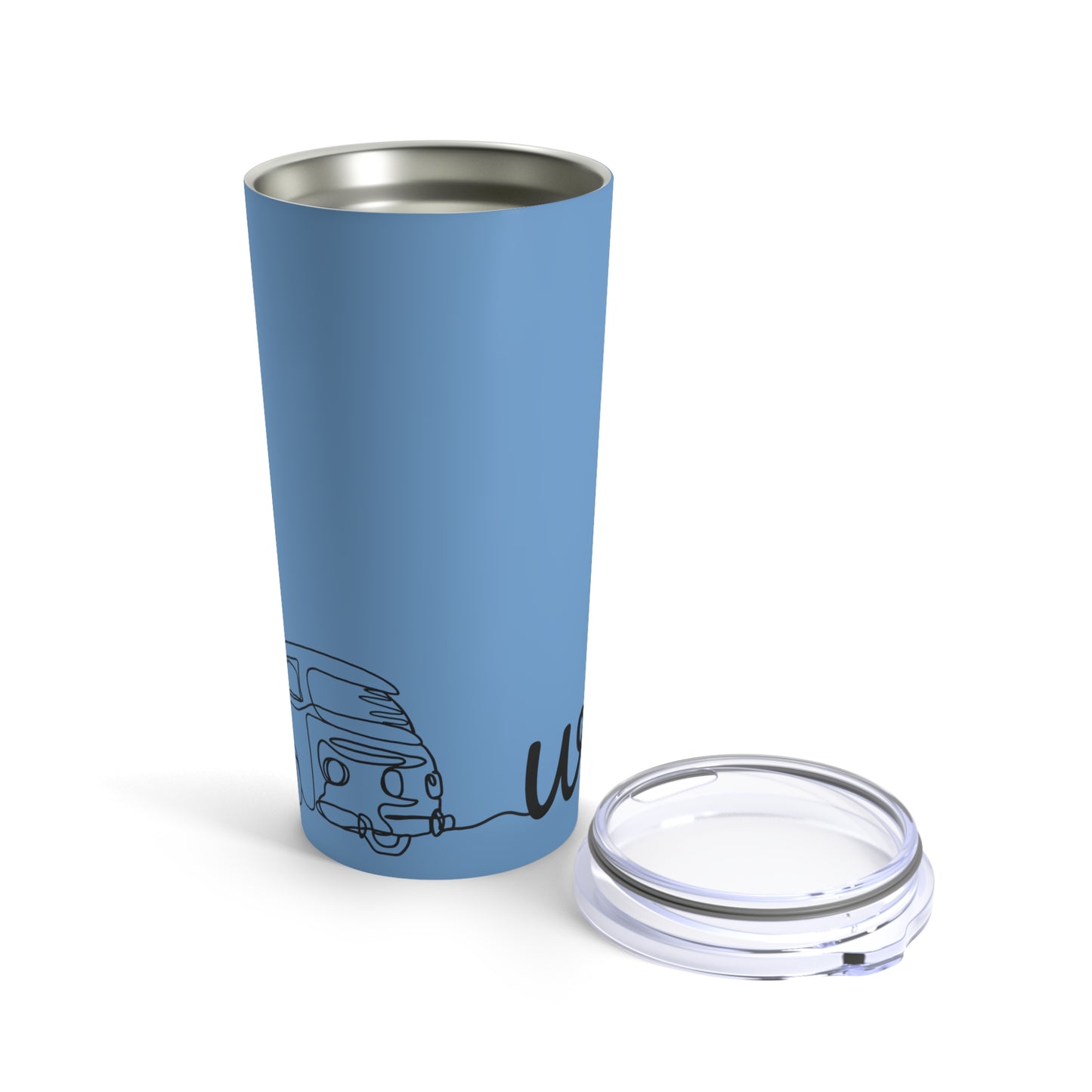 Vintage VW Bus - Wander Tumbler - Blue