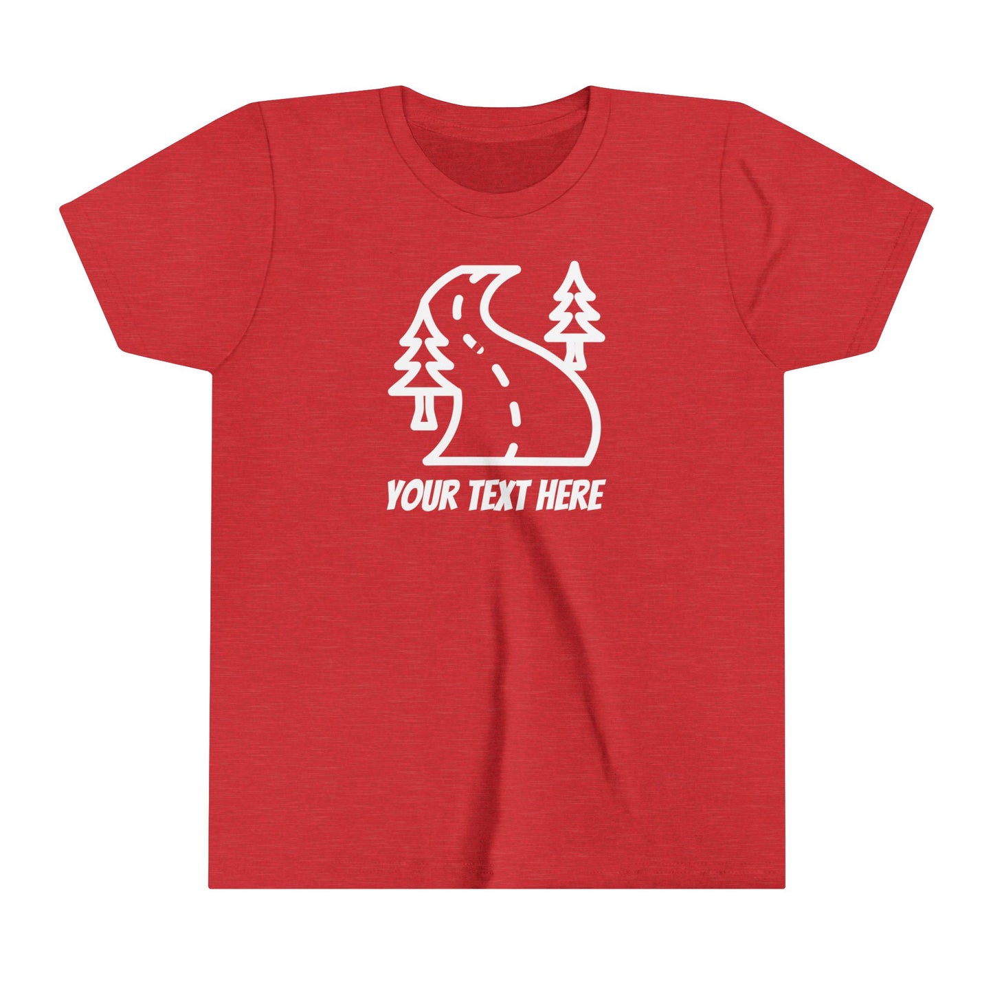Custom Youth T-Shirt - Highway thru Forest