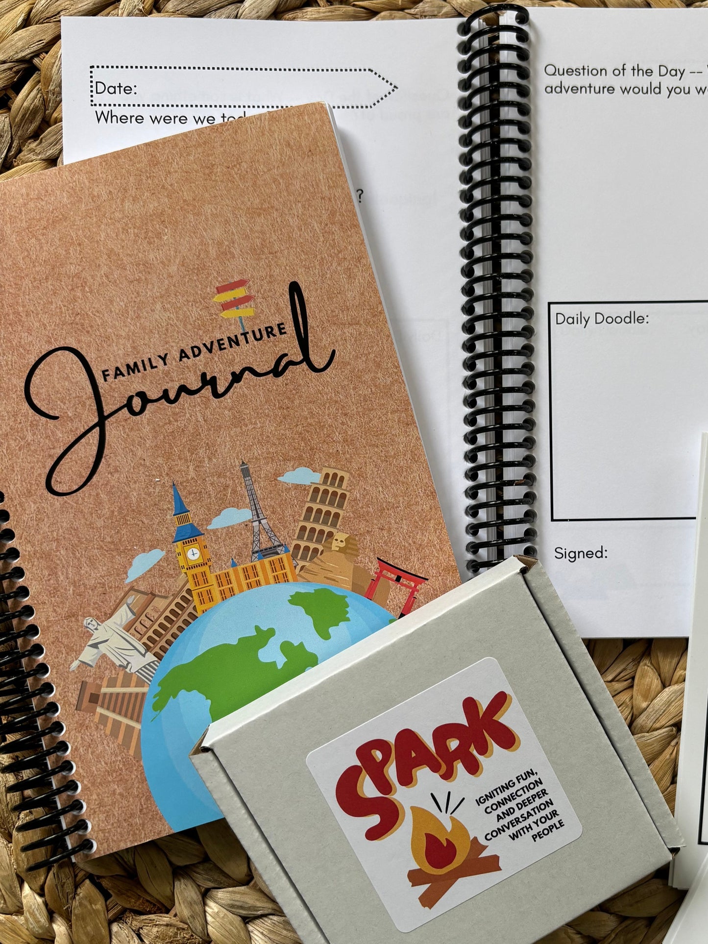 ADVENTURE BUNDLE Family Adventure Journal + Spark Deck