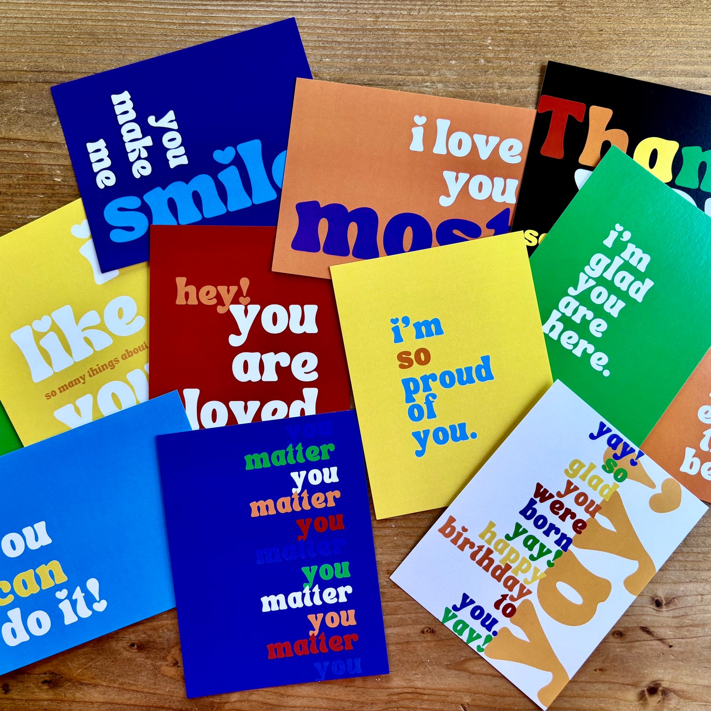 Words of Encouragement Postcards