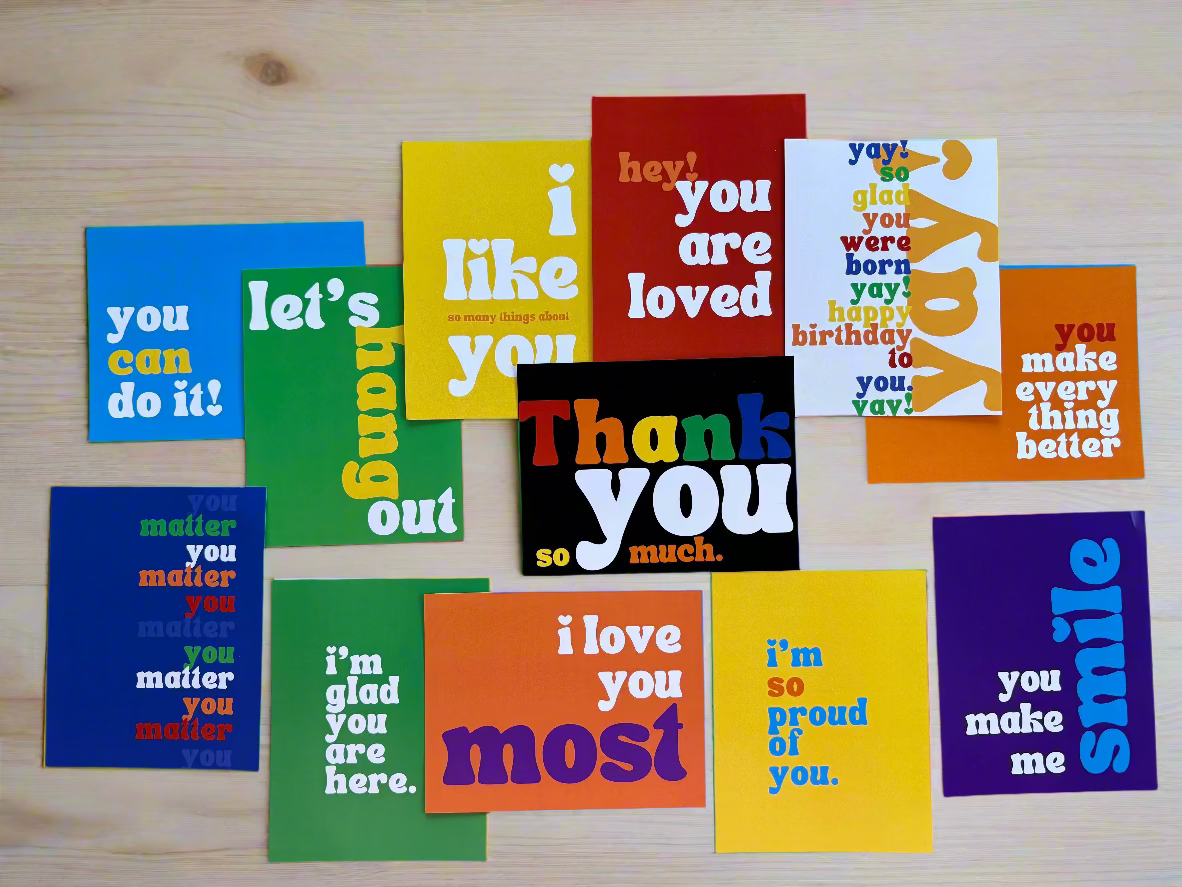 Words of Encouragement Postcards