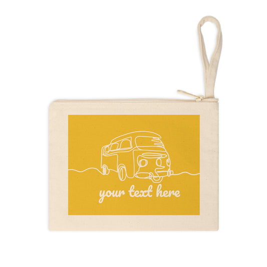 Vintage VW Bus - Custom Zipper Pouch