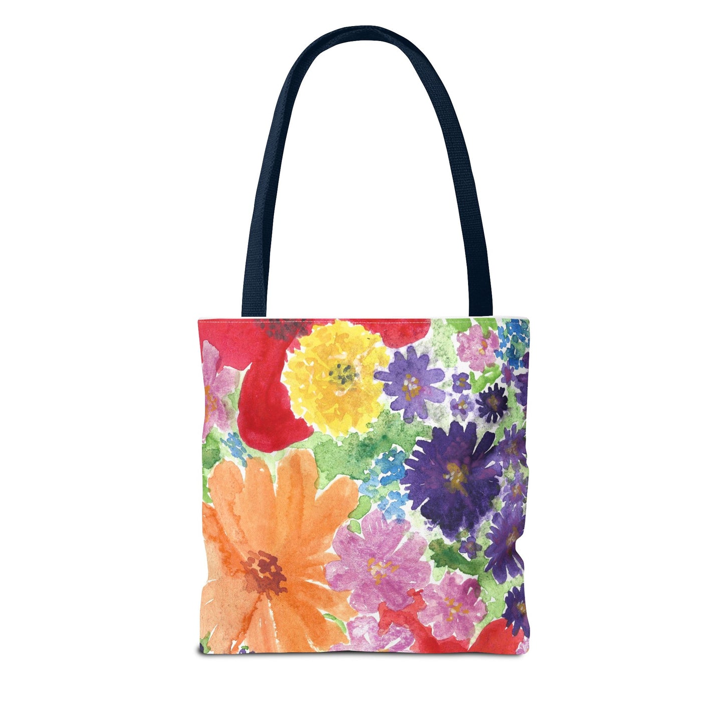 Colorful Floral Tote Bag - Personalize this Vibrant Original Design