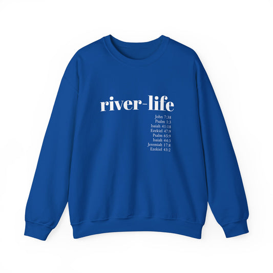 River Life. Unisex Heavy Blend™ Crewneck Sweatshirt