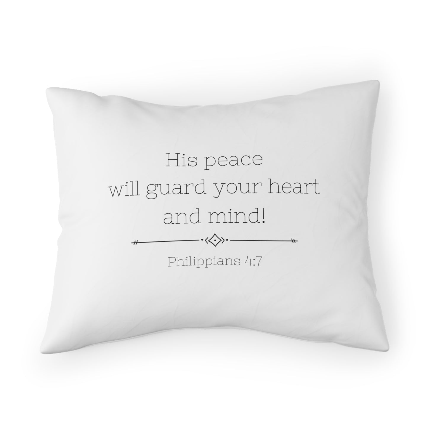 Philippians 4:7 Simple STANDARD Pillow Sham