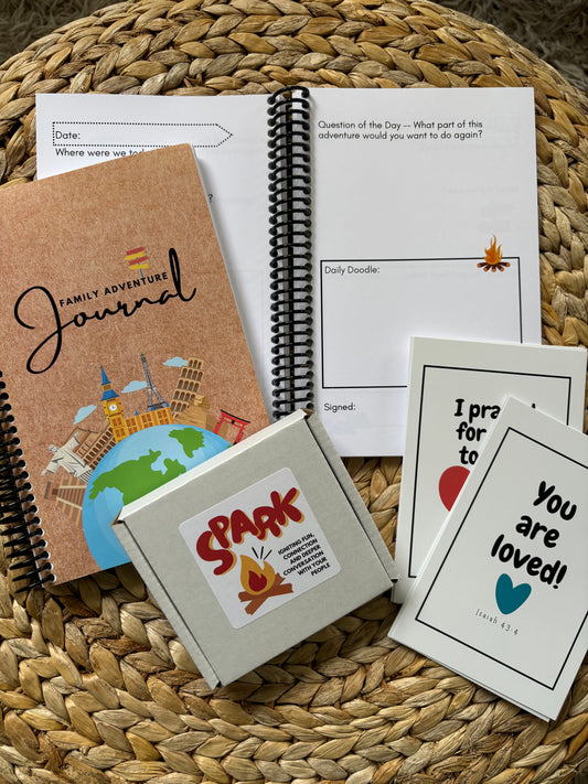 FAMILY TIME BUNDLE Spark Deck, Journal & Postcards