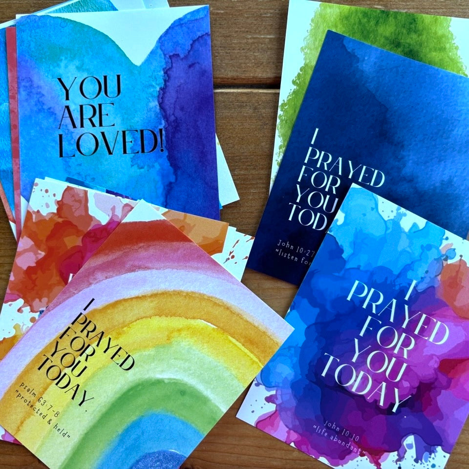 Painted Prayer Postcards