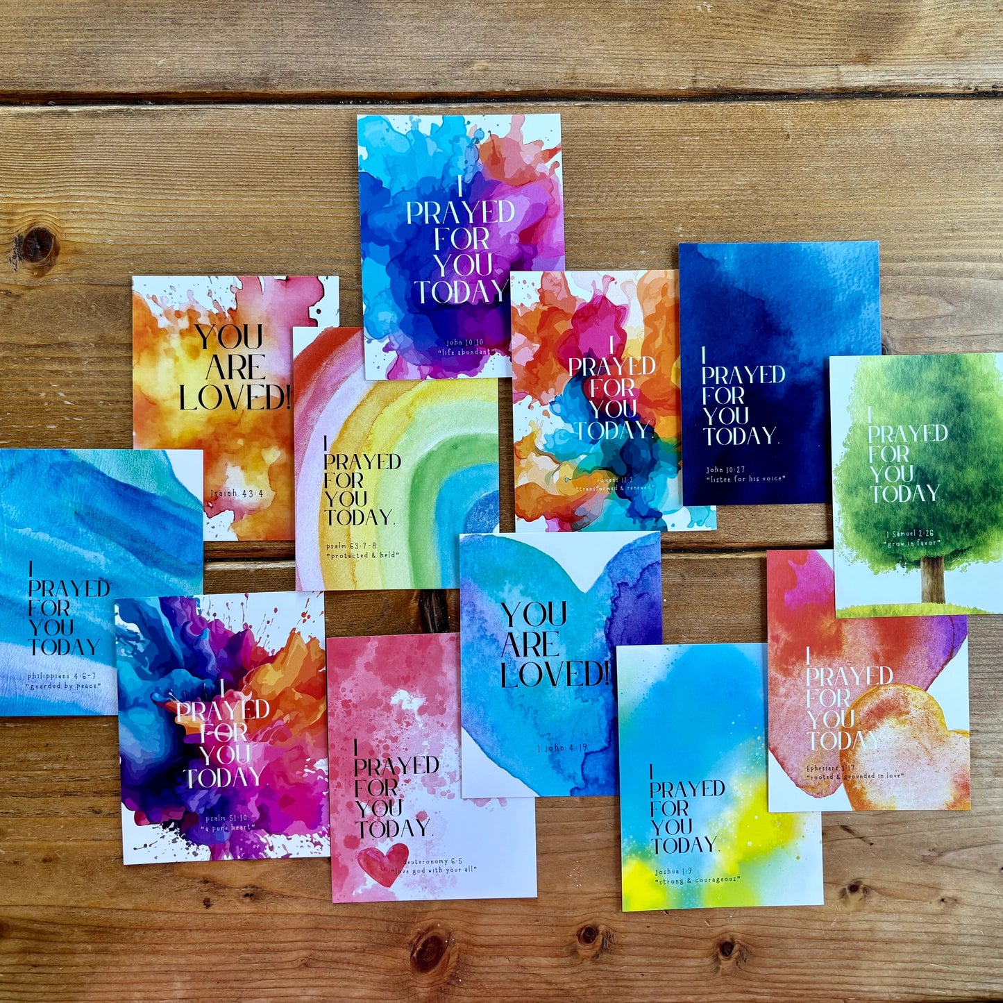 Painted Prayer Postcards