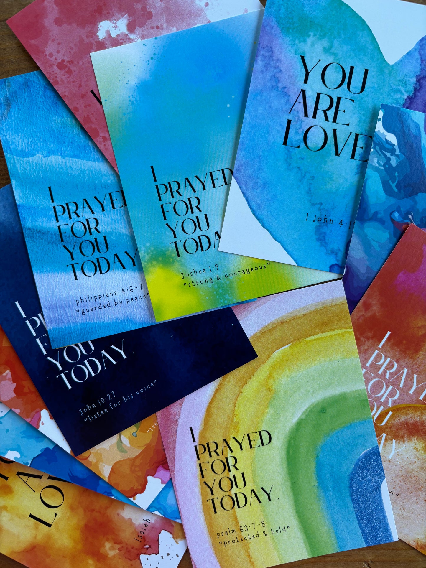 Painted Prayer Postcards